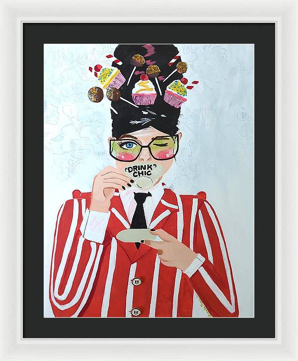 Drink Chic - Framed Print