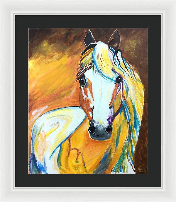 First Horse - Framed Print