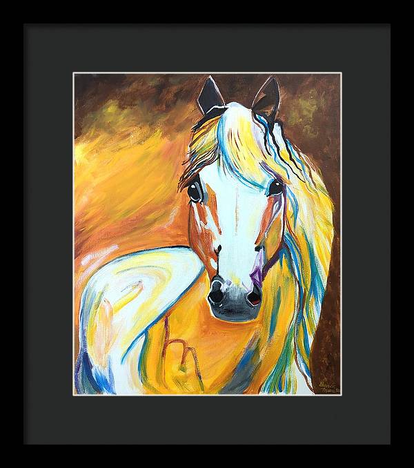First Horse - Framed Print