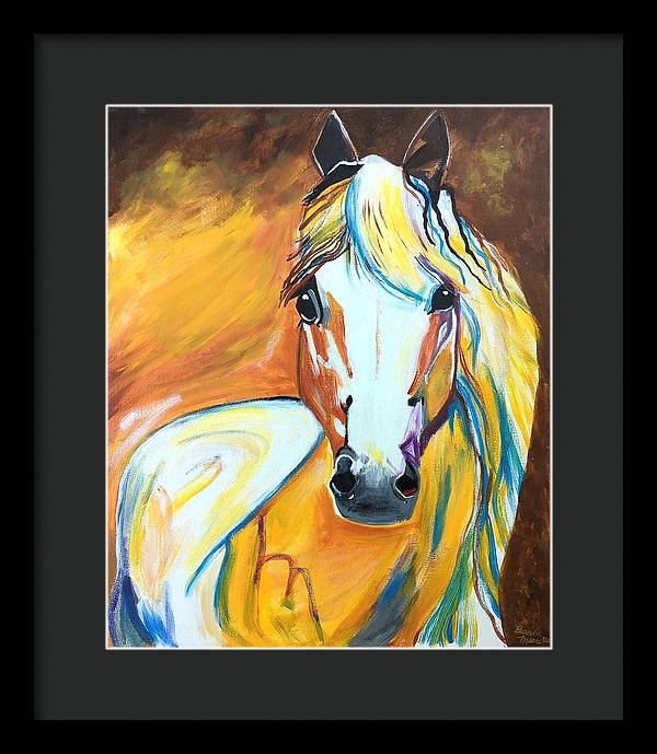 First Horse - Framed Print