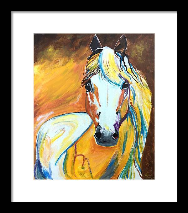 First Horse - Framed Print