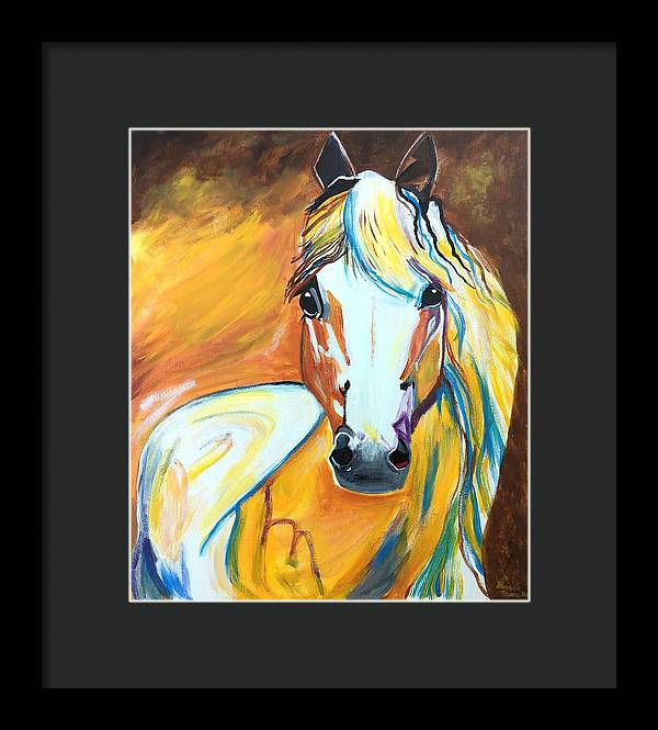 First Horse - Framed Print