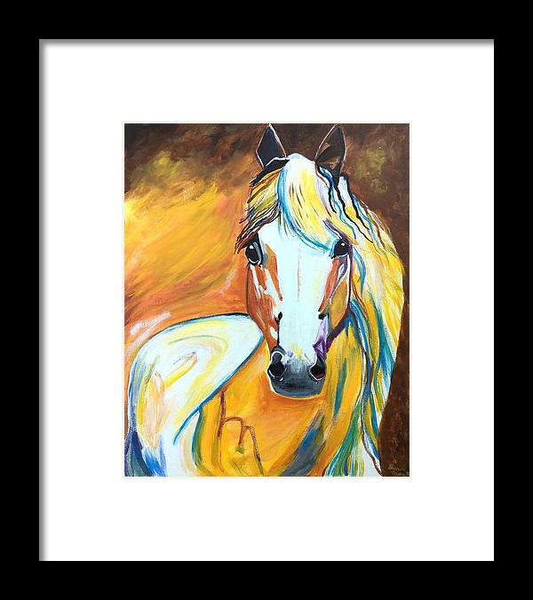 First Horse - Framed Print