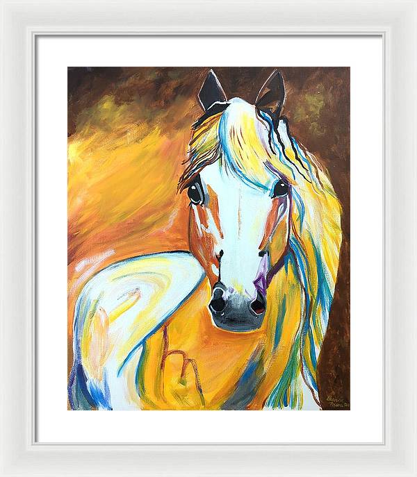 First Horse - Framed Print