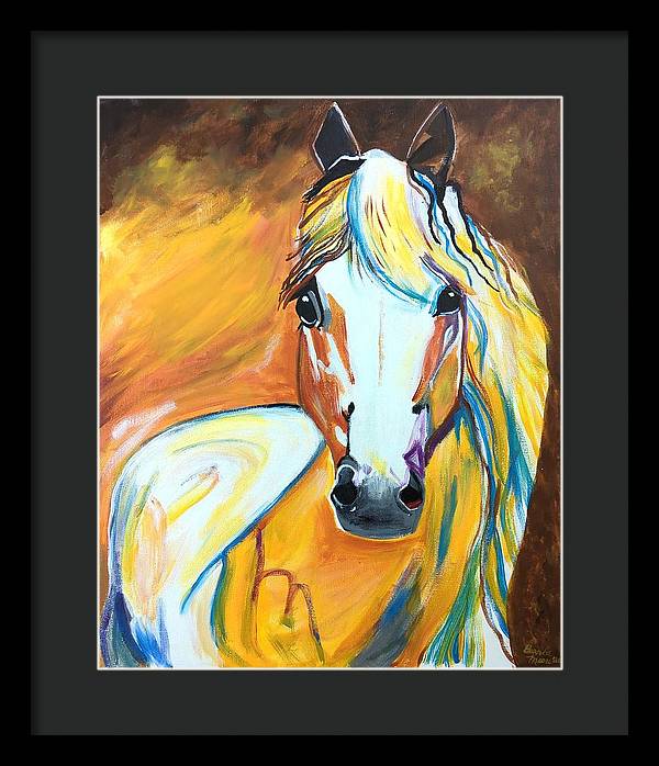 First Horse - Framed Print
