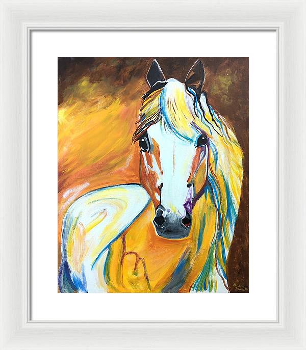 First Horse - Framed Print