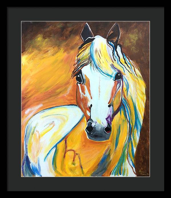 First Horse - Framed Print