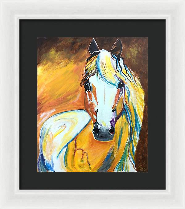 First Horse - Framed Print