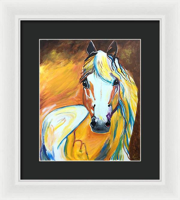 First Horse - Framed Print