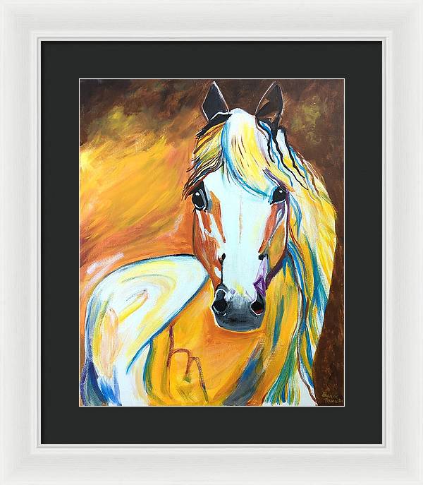 First Horse - Framed Print