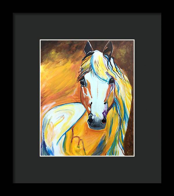 First Horse - Framed Print