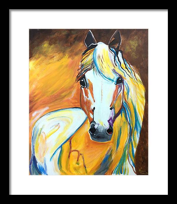 First Horse - Framed Print