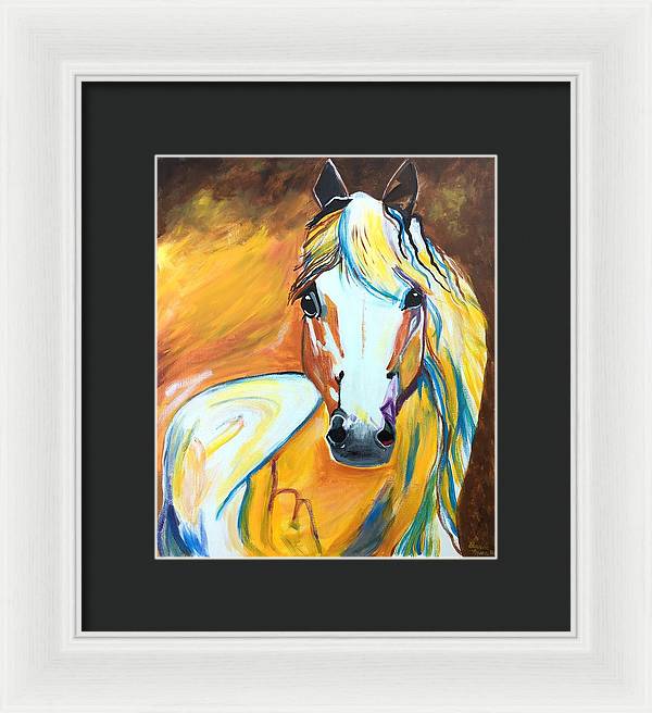 First Horse - Framed Print