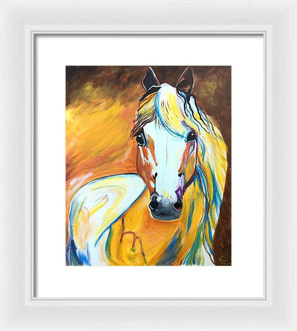 First Horse - Framed Print