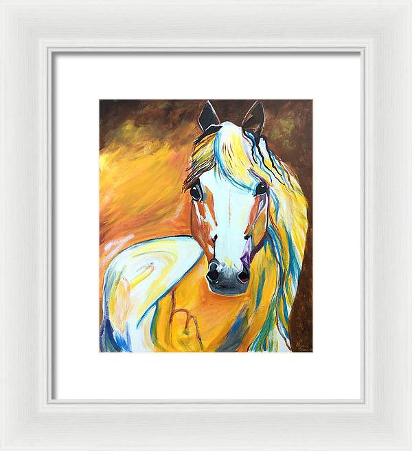 First Horse - Framed Print