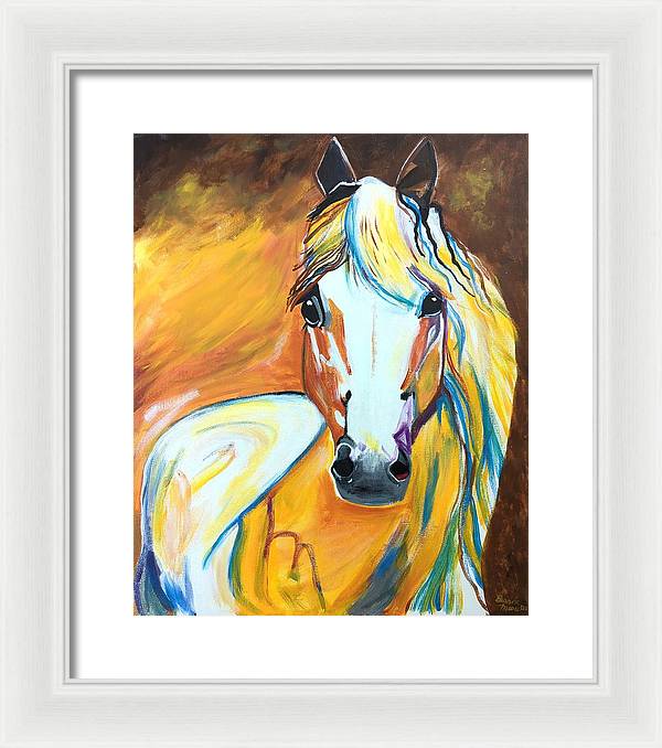First Horse - Framed Print