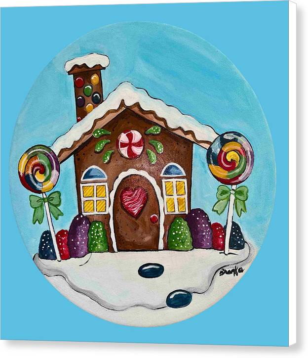 Gingerbread House '23 - Canvas Print
