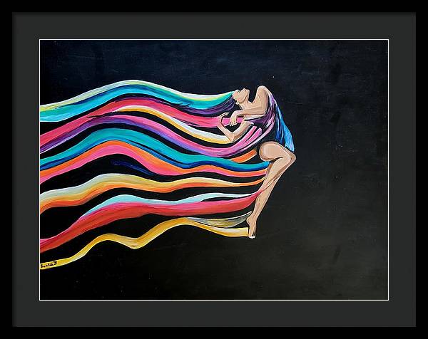 Going with the Flow - Framed Print