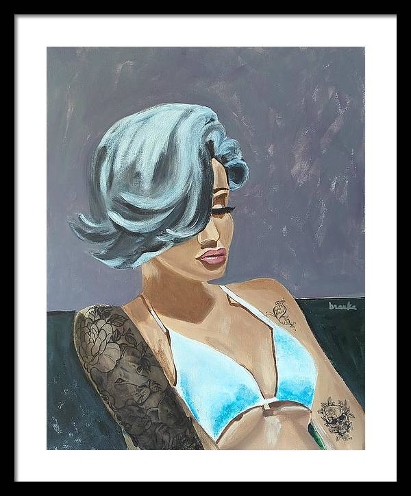 Indigo - Framed Print