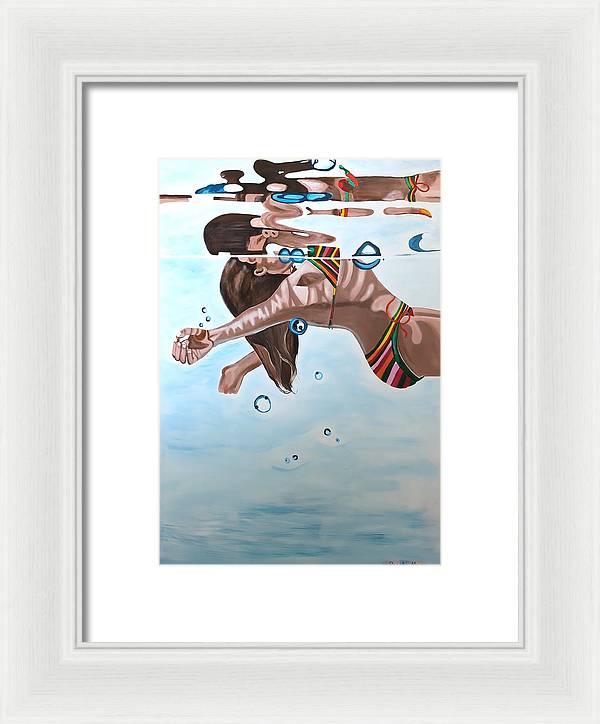 Just Floating - Framed Print