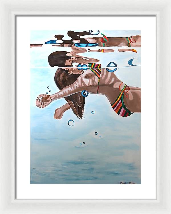 Just Floating - Framed Print