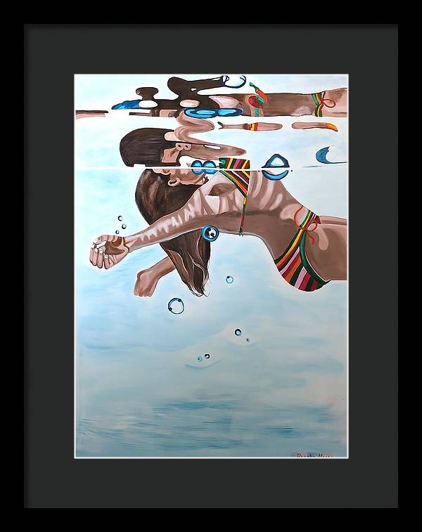 Just Floating - Framed Print