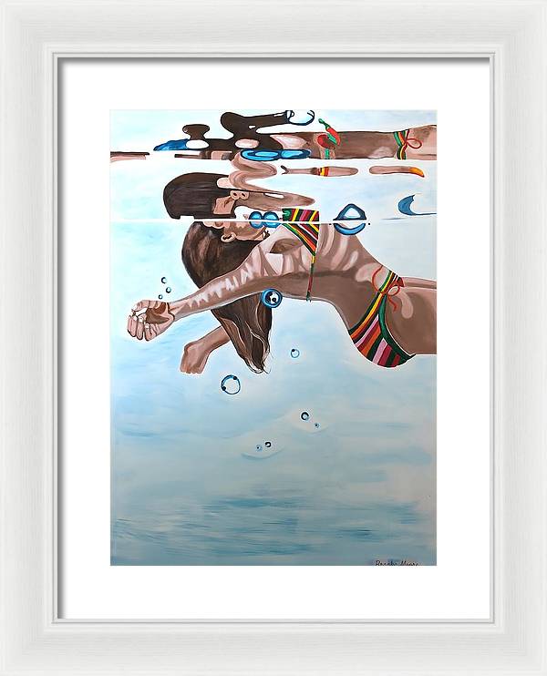 Just Floating - Framed Print