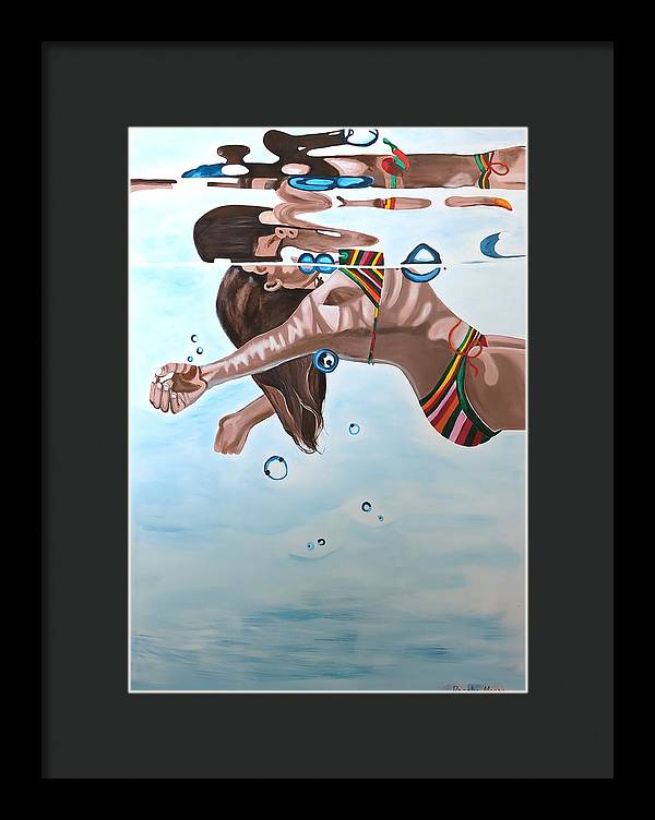 Just Floating - Framed Print