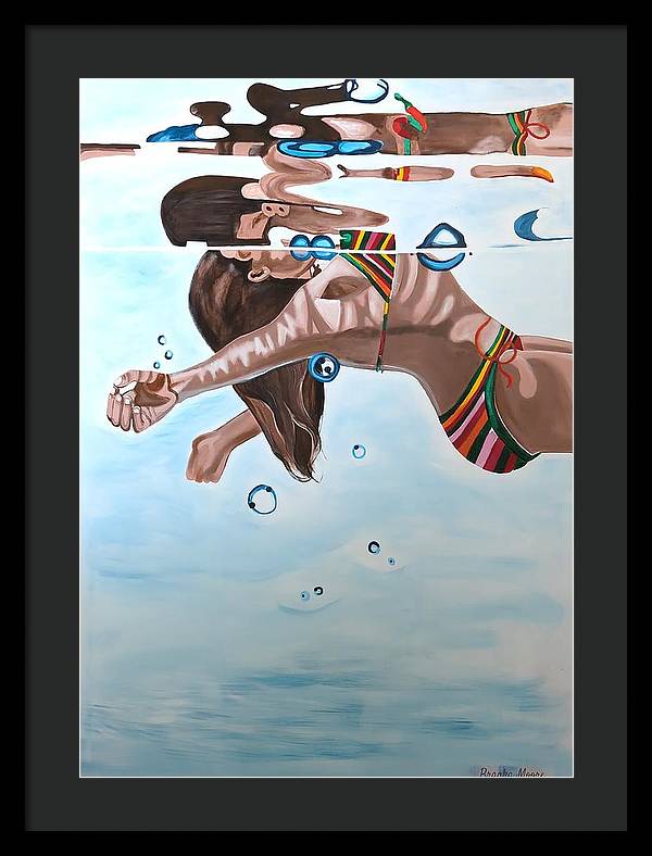 Just Floating - Framed Print