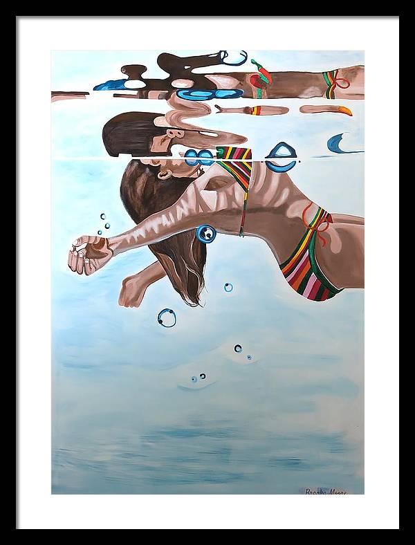 Just Floating - Framed Print