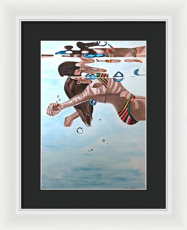 Just Floating - Framed Print