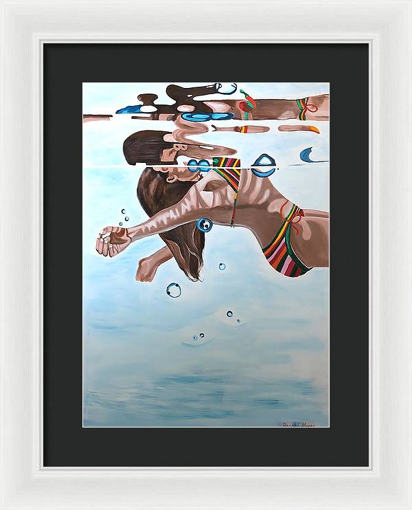 Just Floating - Framed Print