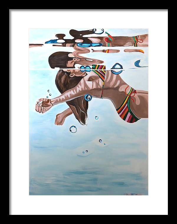Just Floating - Framed Print