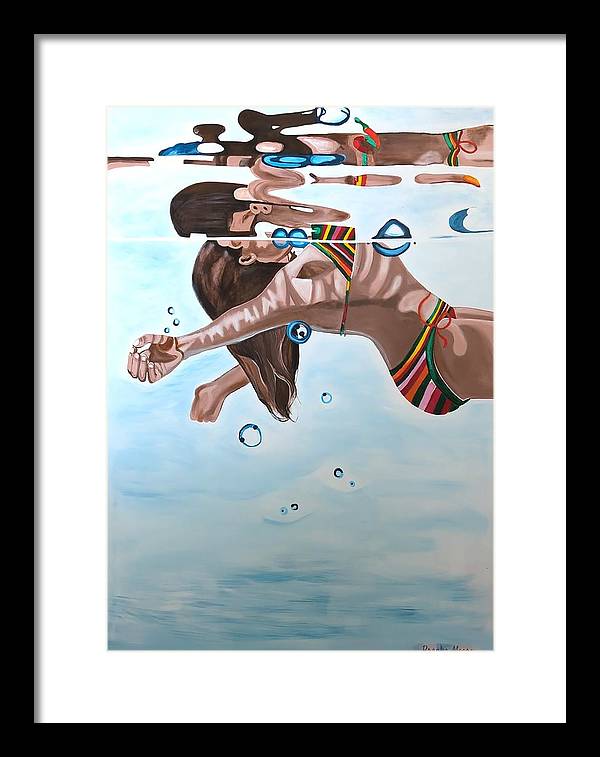 Just Floating - Framed Print