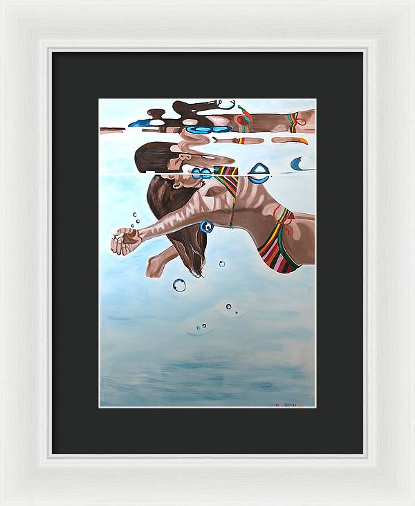 Just Floating - Framed Print
