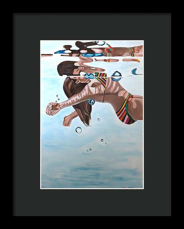 Just Floating - Framed Print
