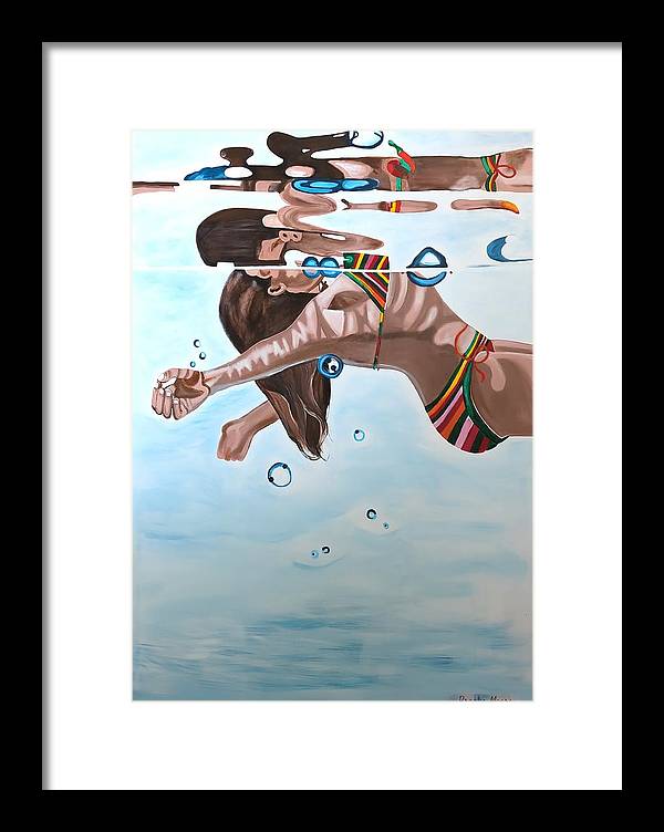 Just Floating - Framed Print