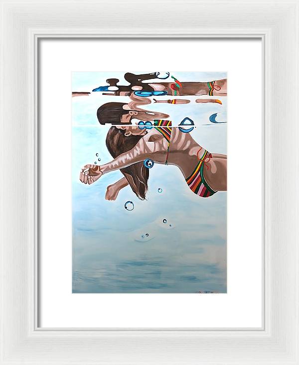 Just Floating - Framed Print