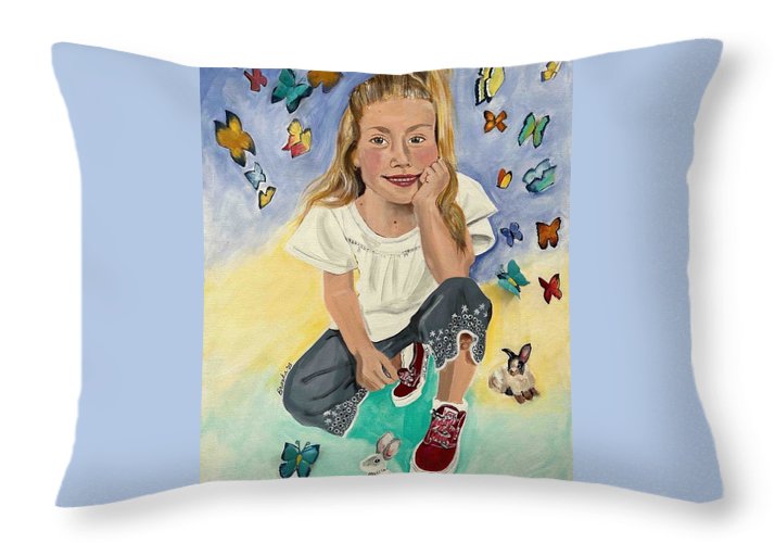 Kennedi - Throw Pillow