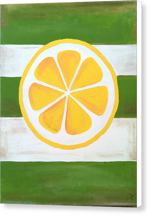 Lemon Slice - Canvas Print