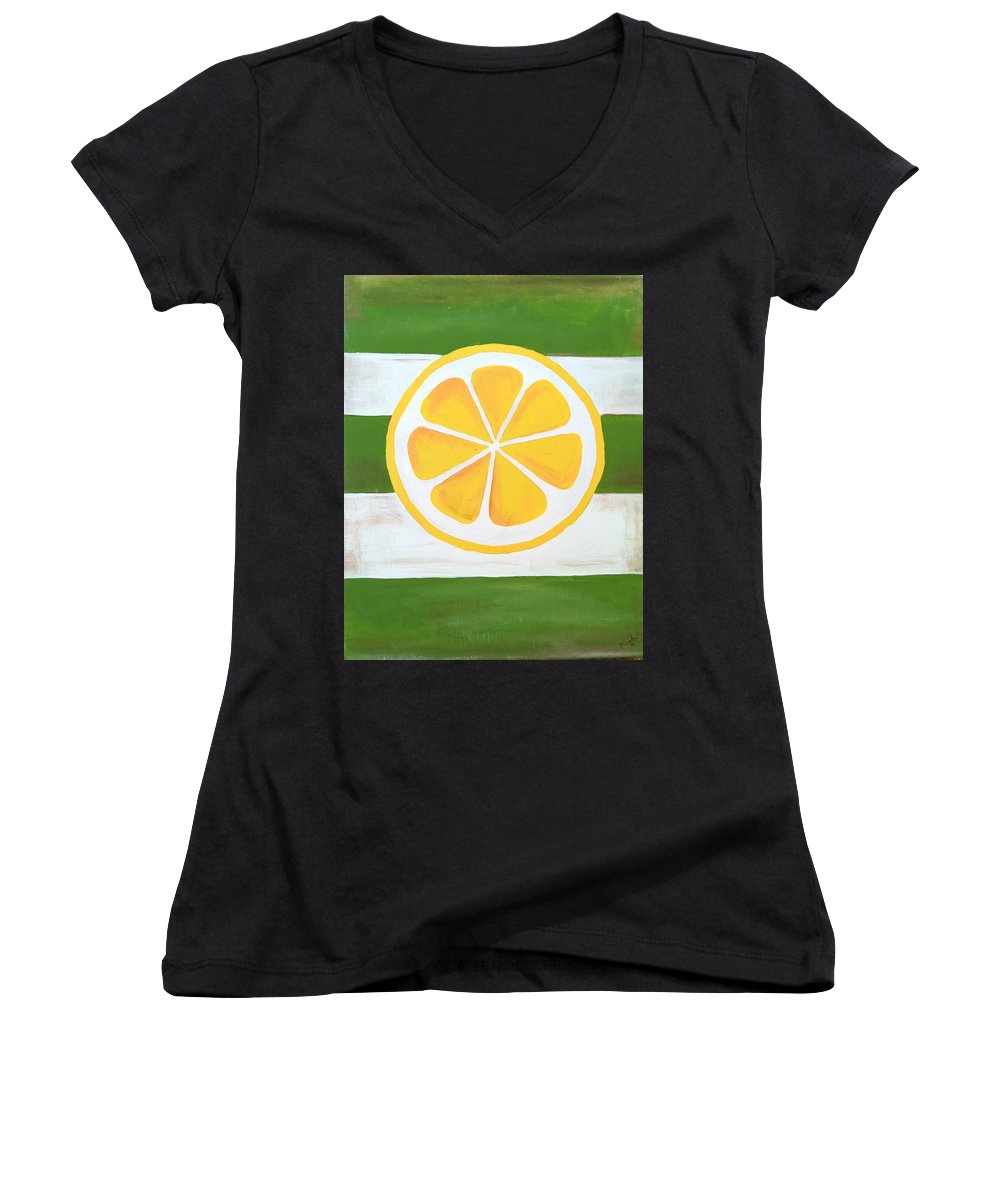 Lemon Slice - Women's V-Neck