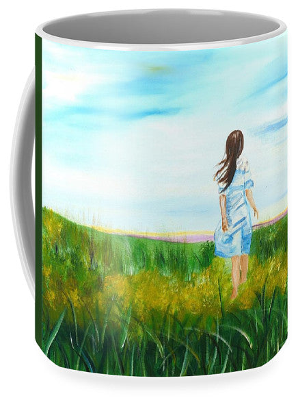 Little girl in the Field - Mug