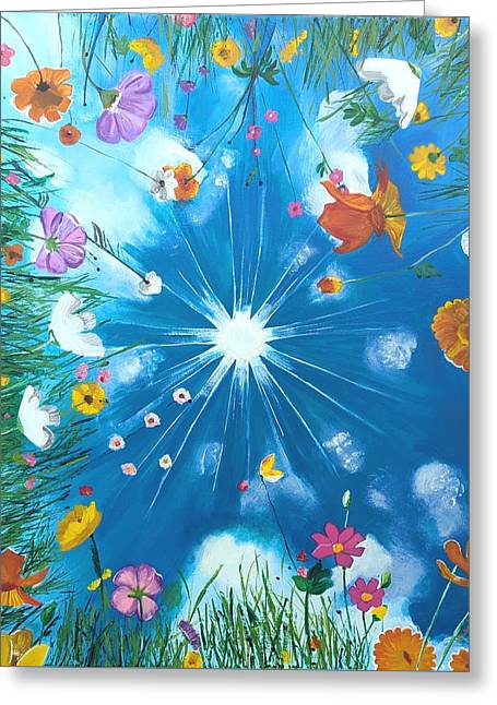 Looking Up - Greeting Card