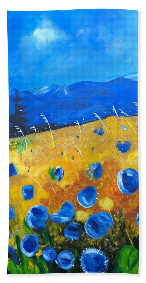 Meadow at Dawn - Beach Towel