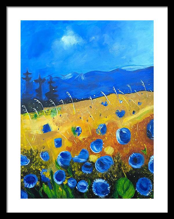 Meadow at Dawn - Framed Print