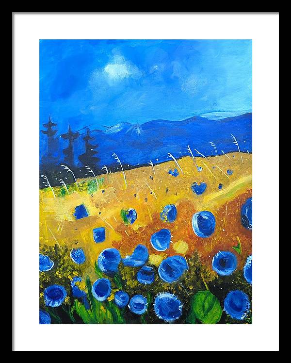 Meadow at Dawn - Framed Print