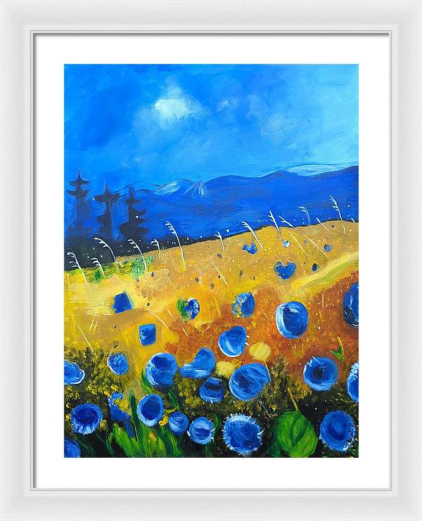 Meadow at Dawn - Framed Print