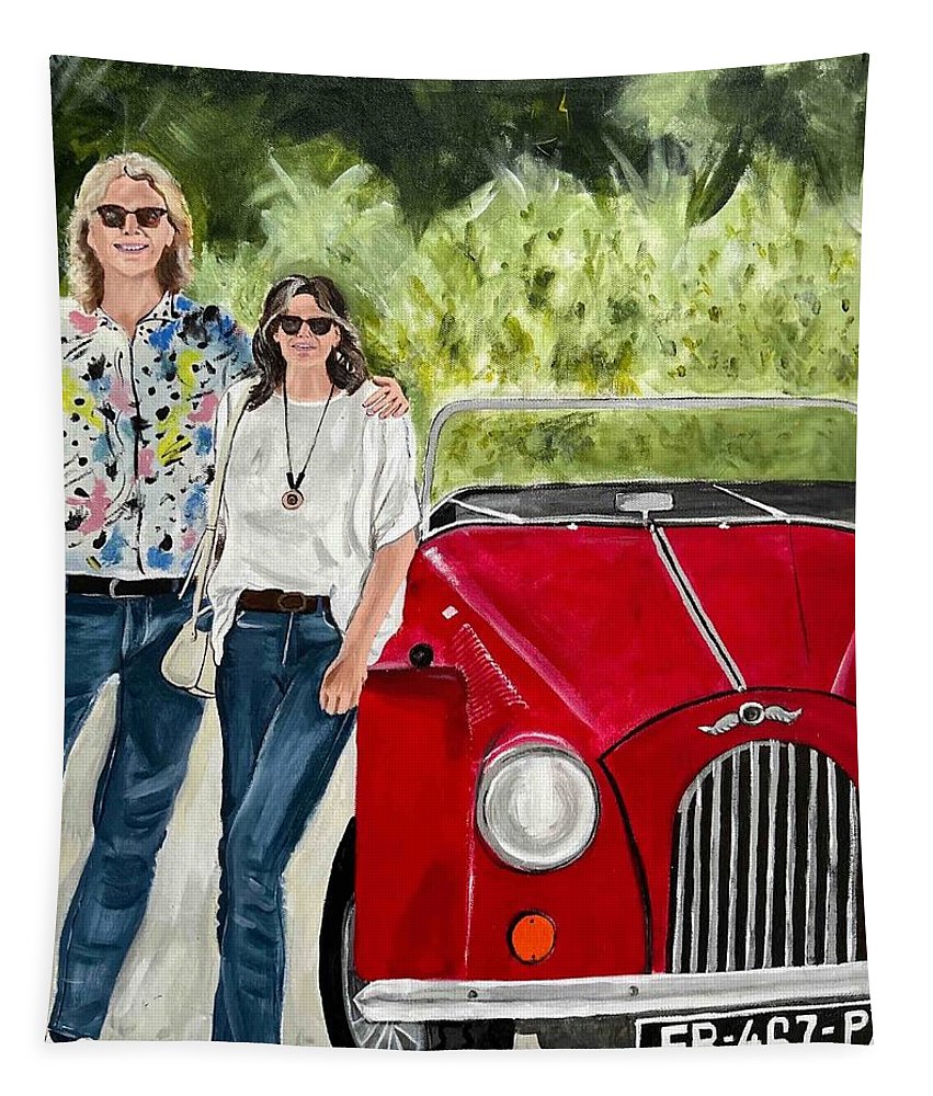 Monte Carlo Red Car - Tapestry
