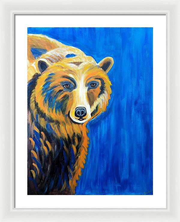 Muskoka Bear - Framed Print