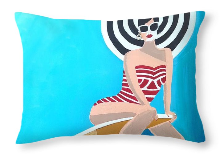 On the Edge - Throw Pillow